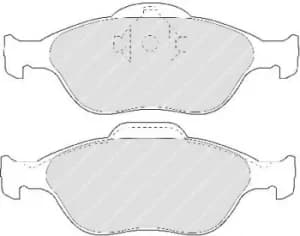 Image of Ferodo FDB1394 Brake Pad Set Front Axle Premier Car