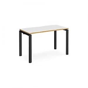 Image of Home Desk E126-K-WO Oak 1,200 x 600 x 725 mm