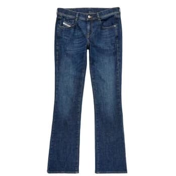 Image of Diesel Ebbey Bootcut Jeans - Blue