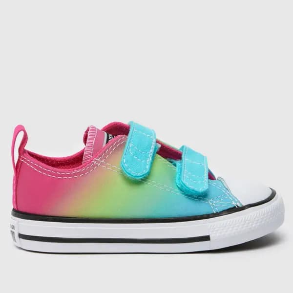 Image of Converse multi all star lo 2v Girls Toddler toddler Multi UK 6 (EU 22)