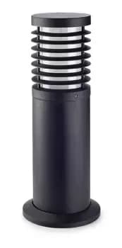 Image of Nott 1 Light Small Outdoor Bollard Light Black IP65, E27