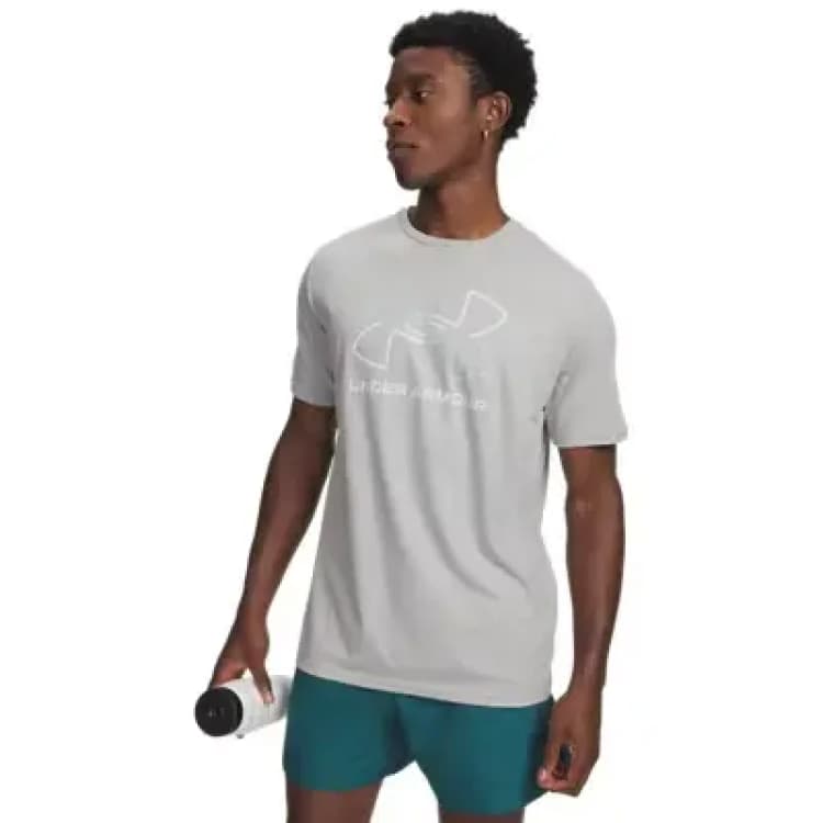 Image of T-Shirt Under Armour Foundation Bleu Male 2XL
