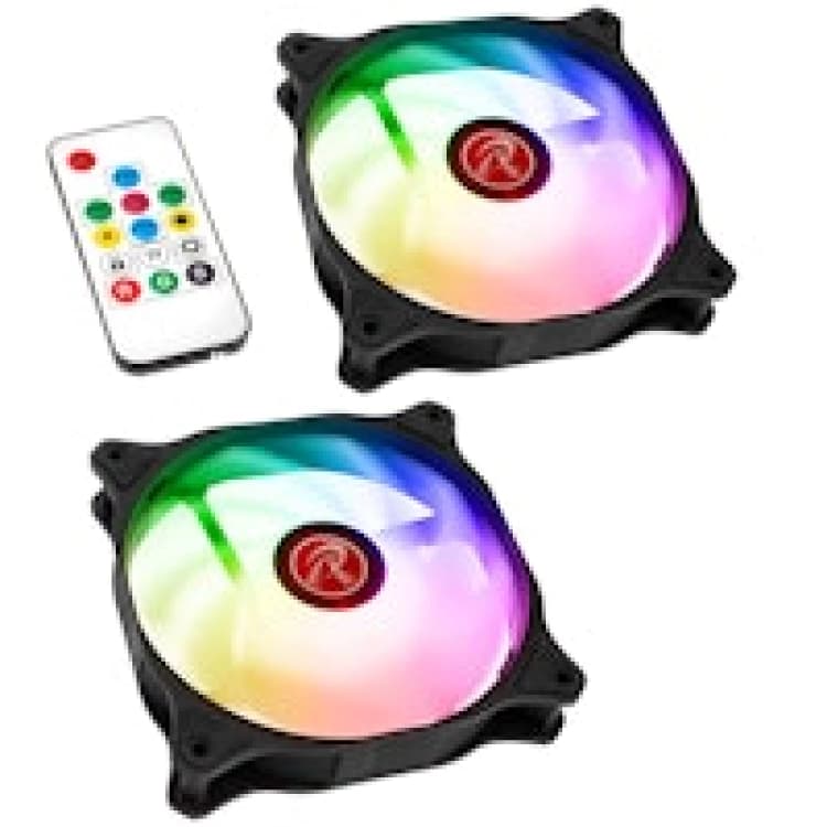 Image of Raijintek EOS 12 RBW ADD Lufter 2er-Set inkl. Controller -...