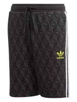 Image of Boys, adidas Originals Childrens Shorts - Black, Size 9-10 Years