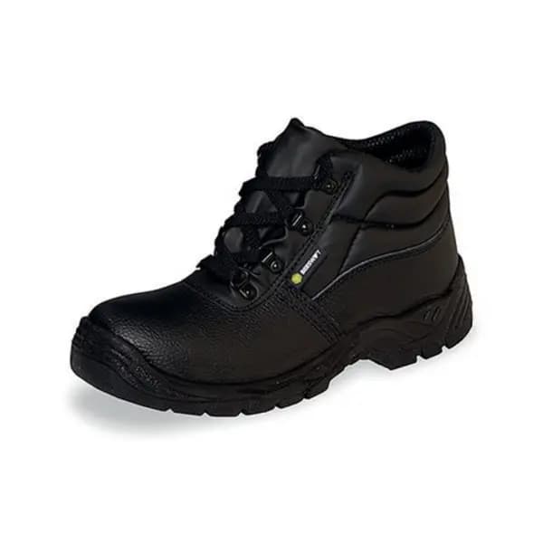 Image of Beeswift Beeswift Chukka Steel Toe Cap 4-D Ring Safety Boots 1 Pair Black 03 CF57BL03