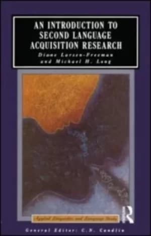 Image of An introduction to second language acquisition research by Diane Larsen-Freeman