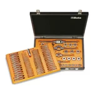 Image of Beta Tools 446/C110 110pc Metric Tap & Die Set For Car Repair 004460060