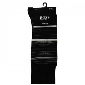 Image of Hugo Boss Multi Strip Socks Black