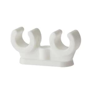 Image of ForgeFix Pipe Clip Double Openlock 22mm Box 50