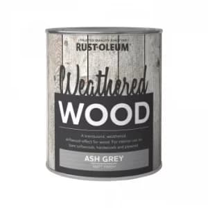Image of Rust-Oleum Weathered Wood Paint Ash Grey 750ml