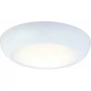 Image of Round LED Ceiling Light & Microwave Motion Sensor 12W Cool White IP65 Bathroom