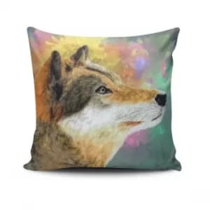 Image of NKRLNT-174 Multicolor Cushion