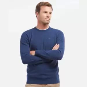 Image of Barbour Essential Lambswool Crew Neck Jumper - S