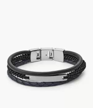 Image of Fossil Men Vintage Casual Multi-Strand Bracelet