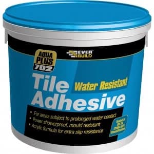 Image of Everbuild Water Resistant Tile Adhesive 10l