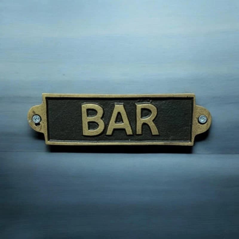 Image of MSL BAR - METAL SIGN