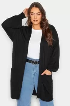 Image of Balloon Sleeve Fine Knit Cardigan