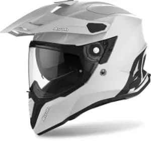 Image of Airoh Commander Color Motocross Helmet, grey, Size 2XL, grey, Size 2XL