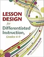 Image of lesson design for differentiated instruction grades 4 9