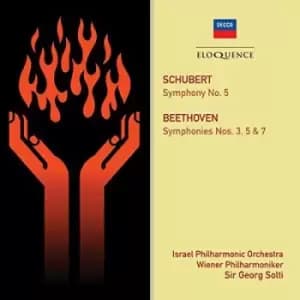 Image of Schubert Symphony No 5/Beethoven Symphonies Nos 3 5 & 7 by Franz Schubert CD Album