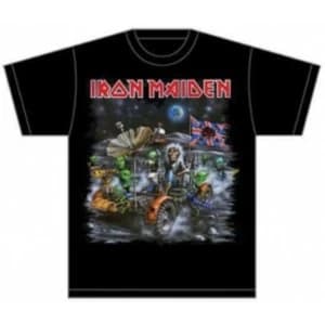 Image of Iron Maiden Knebworth Moonbuggy Mens T Shirt: Medium