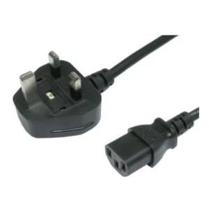 Image of Spire UK Power Lead Kettle Lead Moulded Plug 10A 1.2 Metres UK Plug