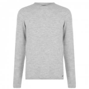 Image of Firetrap Rollneck Jumper - Grey Marl