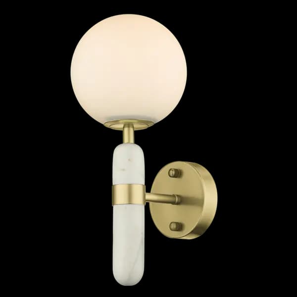 Image of La Spezia Wall Lamp Brass, E14