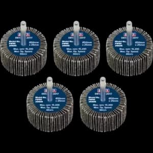 Image of Sealey Flap Wheels Pack Of 5 50mm 25mm 60g
