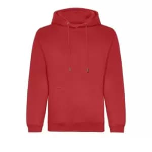 Image of Awdis Mens Organic Hoodie (3XL) (Fire Red)