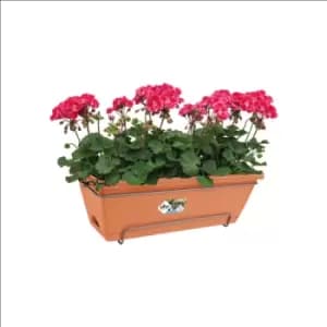Image of Elho Barcelona Allin1 50cm Outdoor & Balcony Planter - Terra