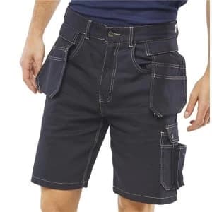 Image of Click Workwear Grantham Multi Purpose Pocket Shorts Navy Blue 46 Ref