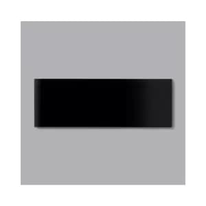 Image of Black Gloss Wall Tile 10 x 30cm - Metro
