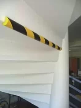Image of RS PRO Black/Yellow Impact Protector 750mm x