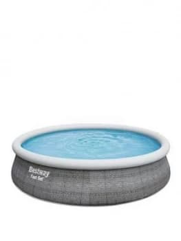 Image of Bestway 15ft Fast Set Pool Inc Filter Pump and Ladder