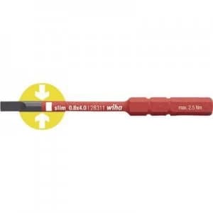 Image of Wiha SoftFinish electric Workshop Slot Interchangeable bit 2.5mm 75mm Compatible with Wiha Torque