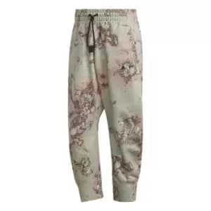 Image of adidas Parley 7/8 Length Joggers (Gender Neutral) Unisex - Linen Green / Hazy Green