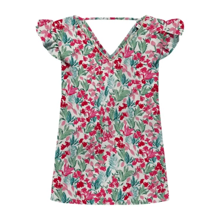 Image of Only Womens T-Shirt Only Paula Life Multicolore Female XS