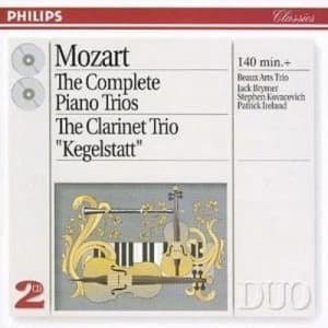 Image of Complete Piano Trios Beaux Arts Trio by Wolfgang Amadeus Mozart CD Album