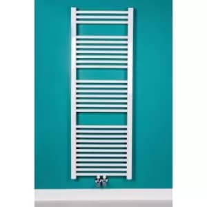 Image of Warmehaus Falun Square Heated Towel Rail Radiator Ladder Style Bathroom Radiator Rad White 1400 x 500mm