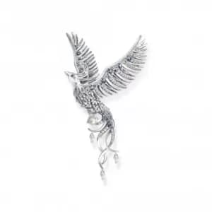 Image of Sterling Silver Blue Stones Phoenix Pendant PE937-945-7