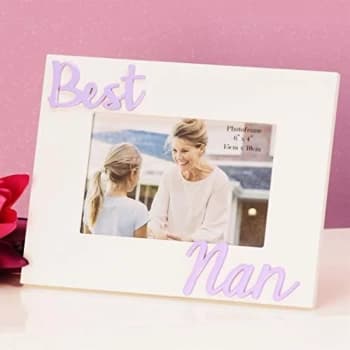 Image of 6" x 4" - Photo Frame 3D Letters - Best Nan
