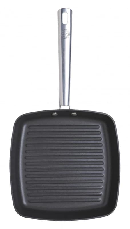 Image of Anolon Black 'Professional' Non Stick Dishwasher Safe Durable Grill Pan Black