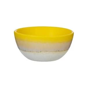 Image of Sass & Belle Mojave Glaze Yellow Bowl