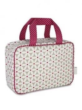 Image of Victoria Green Hanging Traveller Wash Bag - Starflower Sage