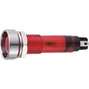 Image of Standard indicator light with bulb Red B 406 24
