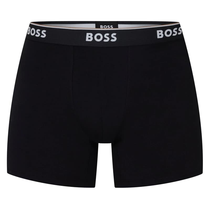 Image of Boss 3 Pack Boxer Briefs Blk/Wht/Gry 999 male Large