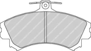 Image of Ferodo FDB1738 Brake Pad Set Front Axle Premier Car