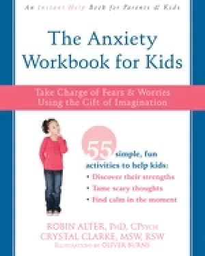 Image of anxiety workbook for kids take charge of fears and worries using the gift o