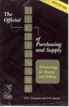 Image of Official Dictionary of Purchasing and Supply by H.K Compton Paperback